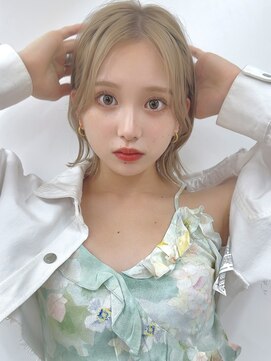 サンドシーン(sand scene) 20代30代40代丸みショートボブマッシュ前下がりレイヤー