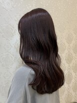 フレア(FLAiR) 20代30代ブリーチなし透明感ピンクバイオレット韓国風巻きヘア