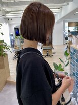 オーシャン(Ocean)&nbsp;［Ocean Hair&Life 水田］髪質改善☆艶カラー切りっぱなしボブ