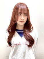 ヘアーライズ 池袋東口店(hair RISE) 可愛いチェリーレッドカラー