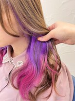 ウーロス(uros.)&nbsp;【SENA】インナーカラーグラデーション ピンク パープル