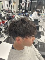 オーシャントーキョー(OCEAN TOKYO)&nbsp;メンズパーマツイスパ波巻きスパイラルマッシュセンターパート