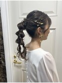 ブライダルヘアセット