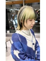 ファイブバイジエクト 堀江(FIVE by The Ect) ブロンド ブラック グリーン ウルフ デザインカラー