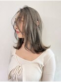 美髪ミディアム顔周りレイヤー_ba538871