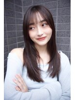 クレドガーデン 柏(CRED GARDEN) 髪質改善大人可愛いストレートロング艶バイオレット20代30代40代