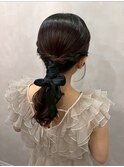 【ローポニー】六本木/六本木駅/ヘアセット/結婚式/早朝