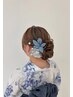 【浴衣でお出かけ夏祭り・花火大会】ヘアアレンジ＋着付け