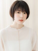 モッズヘア 上尾西口店(mod's hair) 顔周りレイヤーカット黒髪小顔マッシュショートZ上尾30代40代