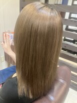 クラウン ヘア ラウンジ(CROWN hair lounge)&nbsp;【クラウン】20代30代40代　ボブミディ×ミルクティーベージュ