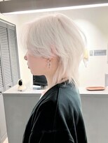 アンドソー 池袋(&so.)&nbsp;ハイトーンカラー/ホワイトブロンド/ショートウルフ/池袋