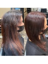 エノア 東京(ENORE)&nbsp;縮毛矯正＆カラーでスーパーイメチェン