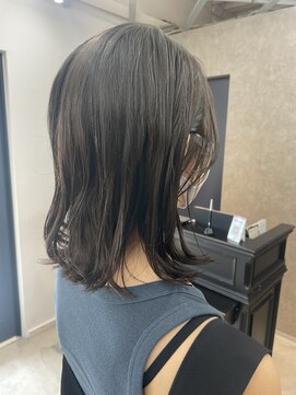 シアン(cyan.) 切りっぱなしボブ