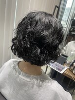 フェリア 渋谷(Feria)&nbsp;【Feria 渋谷】デジタルパーマ×艶髪暗黒カラー "Tsuyuki"