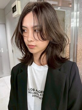 サイン 表参道(SIGN) 韓国へアグレージュカラーブリーチ無し髪質改善透明感カラー