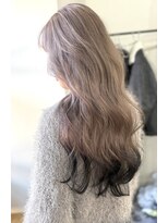 ラ キング(LA KING) 着物ヘア/大人ガーリー/ダークアッシュ/似合わせカット/栄