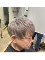 アヴニール アックス(Avenir axe)&nbsp;ショートマッシュ/シルバーアッシュ/ブリーチ2回