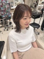 アッシュ 武蔵小金井店(Ash)&nbsp;＼武蔵小金井/韓国/艶髪/白髪ぼかし/大人レイヤー/40代／