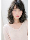 ＊LOREN＊新社会人にも◎！黒髪にも似合うウェーブくびれミディ