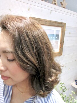 ヘアーアンドリラクゼーション ナスカ(Hair&Relaxation NazcA) ☆外ハネかきあげミディアム☆