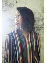 トヌコア ルア 下北沢店(TONUKOA RUA)&nbsp;【TonukoaRua】ミディアムの掻き上げバング