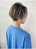【feliceMICHI島田和也】ハイライト立体感ショート