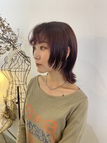 アンジー 和泉店(anjii)&nbsp;マッシュウルフと前髪パーマで個性派おしゃれ〇