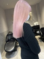 ロンド レア 天神大名店(Lond Le’a)&nbsp;ペールピンク/ブリーチ/インナーカラー/ミルクティーベージュ