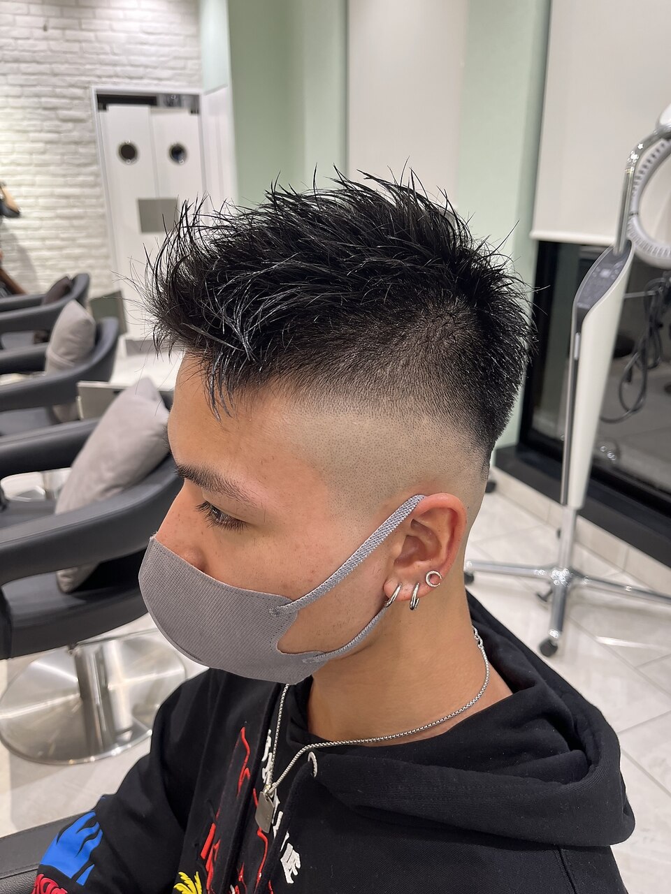 (凪)BaByliss Pro FX3 Black スキンフェードカット BaBylissPRO FX3 Professional Hi Torque Trimmer