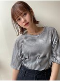 外ハネ/前髪あり/大人可愛い