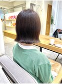 切りっぱなしスタイル