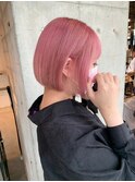 10代20代30代ダブルカラー/ミニボブ/インナーカラー/ブリーチ