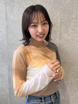 アース 三軒茶屋店(HAIR&MAKE EARTH) 三軒茶屋_レディース_ミディアム_ブラウン_ボブ_タンバルモリ_