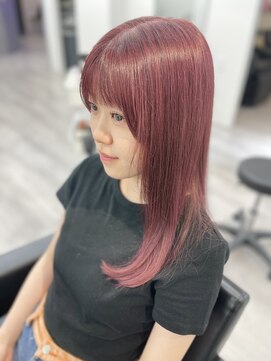 ミステル(MISTEL) ブリーチカラー　カシスレッド