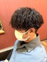 ヘアメイク ヴァロ(Hair Make VaLo) 【山崎 隼平】縦落ちツイスパマッシュ