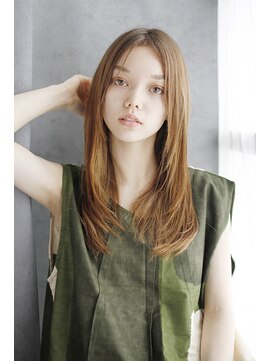 シュシュット(chouchoute) 韓国ボブレイヤーロンググレーベージュ黒髪質改善前髪パーマ/031