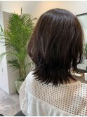 大人女性外ハネレイヤーボブ