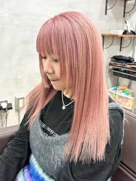 ロア 福岡天神本店(LORE) グレージュカラーレイヤーカットダブルカラーケアブリーチ