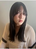 外ハネストレート