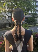 ヘアセット×ツインアレンジ