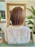 切りっぱなしボブ