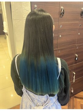 ラ タント(L'attente) グラデーションカラー／ブルージュ