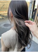 グレージュ/インナーカラー/ホワイトベージュ/グレーベージュ