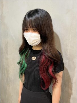 ルフレ 新宿本店2nd(Reflet) ○インナーカラーエクステ