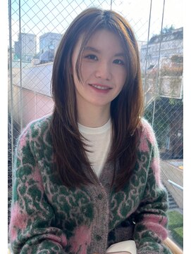 ロンド 表参道店(Lond) メルティカラー似合わせカットウェーブミディアムレイヤーカット