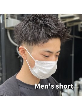 ベレッタ 楠葉店(veretta.) メンズカット/ツーブロック/ベリーショート/アップバング/黒髪