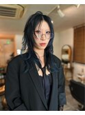 Hair by ryu 【　ウルフレイヤー　ニュアンスブルー】