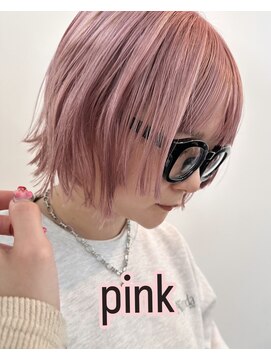 カシェル(cashel) ピンクカラーとボブ