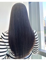 ケアをしながらサラツヤロング