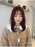 乾かすだけでキマる髪/チェリーブラウン
